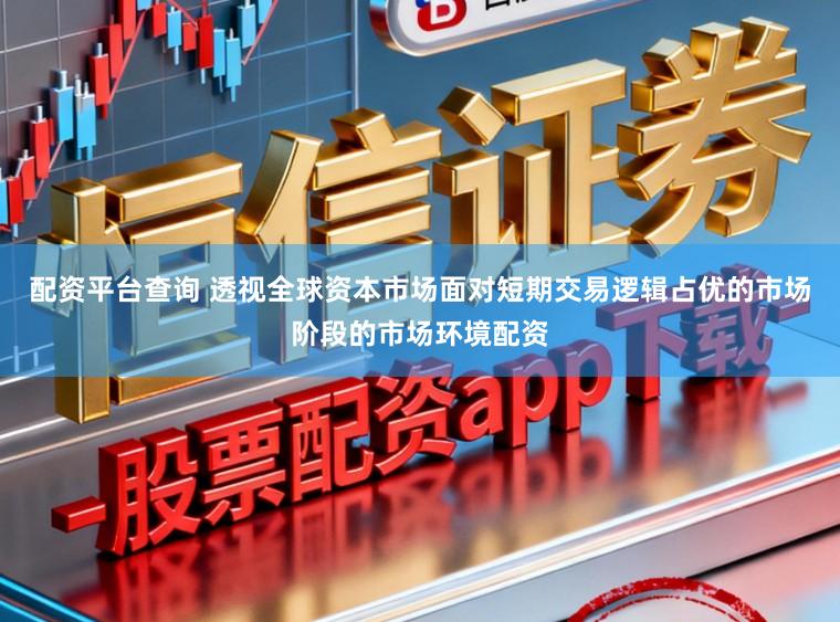 配资平台查询 透视全球资本市场面对短期交易逻辑占优的市场阶段的市场环境配资