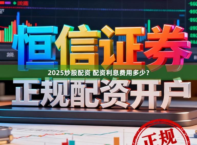 2025炒股配资 配资利息费用多少？